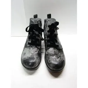 Alegria Shoes Alegria Eliza Elegance Wedge Sliver Floral Ankle Leather Boots Eli747 Size 37 Poshmark